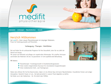 Tablet Screenshot of medi-fit-leipzig.de